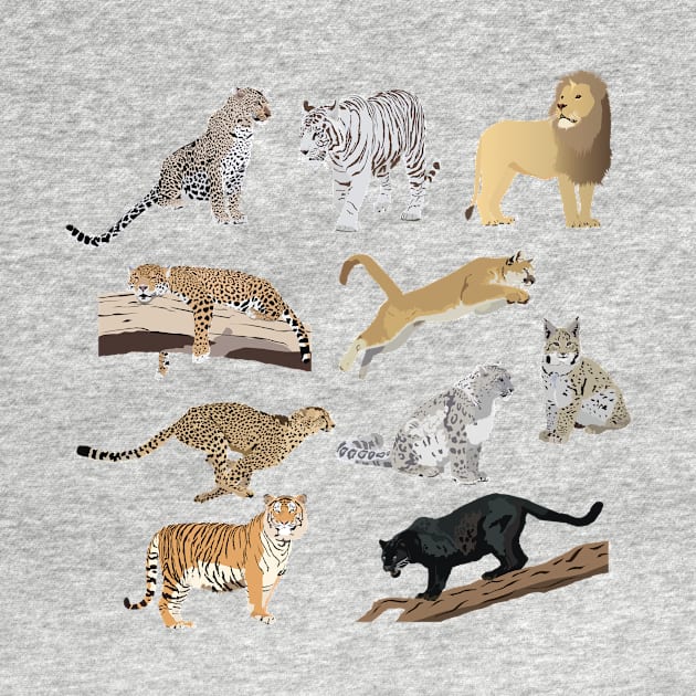 Wild Cats Pattern by NorseTech